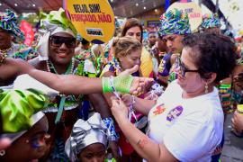 ação laço branco SPM Muquiranas