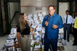 Bahia Sem Fome recebe doação de cinco toneladas de alimentos da Polícia Civil