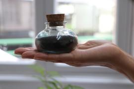 Amostra de cinzas vulcânicas da Espanha passam a fazer parte do acervo do Museu Geológico da Bahia