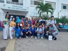 Comitiva da República de Camarões visita fábrica-escola do CEEP do Chocolate em Ilhéus