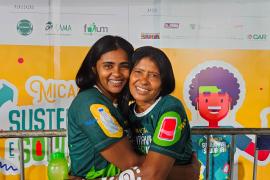 Catadores de materiais recicláveis fazem a sustentabilidade acontecer durante festa em Feira de Santana