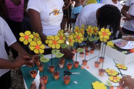 Projeto Axé leva ao Pelourinho conscientização sobre combate à exploração e abuso de crianças e adolescentes