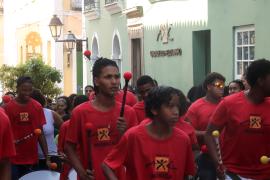 Projeto Axé leva ao Pelourinho conscientização sobre combate à exploração e abuso de crianças e adolescentes