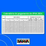 Desconto de 8% no IPVA ainda vale para veículos com placas de finais de 5, 6, 7, 8, 9 e 0
