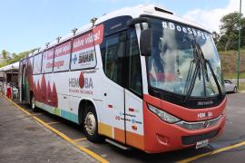 Hemoba e Detran promovem campanha de doação de sangue em alusão ao Maio Amarelo