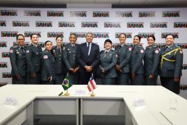 Jerônimo Rodrigues recepciona oficiais da PM promovidos a tenentes-coronéis