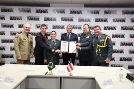 Jerônimo Rodrigues recepciona oficiais da PM promovidos a tenentes-coronéis