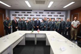 Jerônimo Rodrigues recepciona oficiais da PM promovidos a tenentes-coronéis