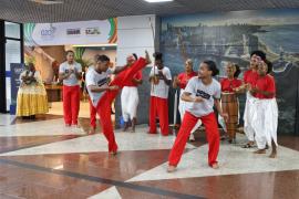 Receptivo turístico dá as boas-vindas às delegações do G20, no Aeroporto de Salvador