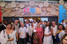 Ministros prestigiam abertura da 1ª Feira Nacional do Artesanato na Bahia