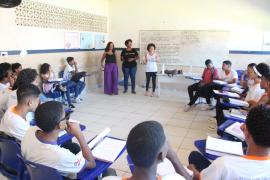 Caravana de Direitos Humanos debate educação e direitos humanos com alunos de Santo Amaro