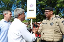 Governo do Estado reforça segurança na capital e interior com entrega de novos veículos