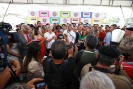 Governo do Estado reforça segurança na capital e interior com entrega de novos veículos