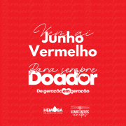 Hemoba promove várias ações em homenagem ao doador de sangue no Junho Vermelho