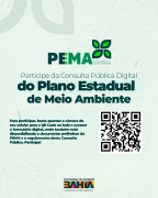 Governo da Bahia abre consulta pública digital para elaboração do Plano Estadual de Meio Ambiente