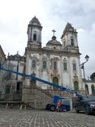 Equipe da Conder inicia pintura da Igreja da Ordem Terceira do Carmo, no Pelourinho