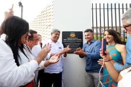 Governo do Estado entrega obra de abastecimento de água e sinalização de trânsito em Capim Grosso