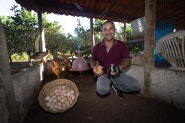 Galinheiros e equipamentos elevam produção e renda de agricultores familiares em Governador Mangabeira
