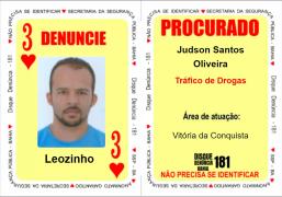 Buel e mais quatro procurados entram para o Baralho do Crime da Secretaria de Segurança Pública