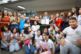 Governador participa da posse da nova vice-reitora da Uefs e entrega Pavilhão de Aulas 1