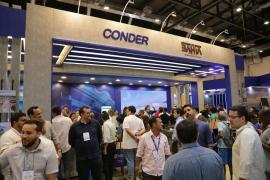 Estande da Conder na ConstruNordeste chama atenção para obras públicas