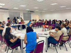 Secretaria das Mulheres discute prevenção e enfrentamento às violências de gênero com rede de atendimento