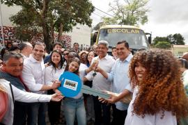 Em Morro do Chapéu, Estado inaugura mais um Centro de Educação Profissional e estradas requalificadas