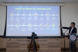 Palestra sobre desafios da comunicação marca aula inaugural do Curso de Comunicação da PM