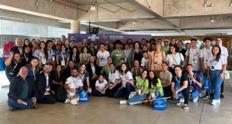 Projeto de embalagens sustentáveis é apresentado por estudantes na 5ª Mostra Nacional de Feiras de Ciências