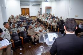 PMBA realiza palestra de capacitação da tropa para as eleições