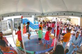 Com música e atividades lúdicas, Cepred promove integração e cuidado durante festa do Dia das Crianças