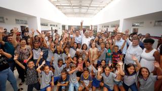 Dois novos colégios de tempo integral são inaugurados em Souto Soares, beneficiando 700 alunos