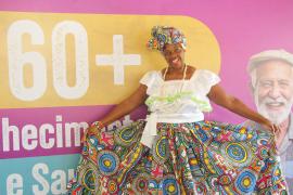 Pessoas idosas vivem manhã cultural no Parque de Pituaçu