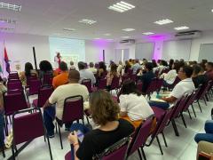 SPM discute o enfrentamento à violência de gênero com delegadas na Casa da Mulher Brasileira, em Salvador