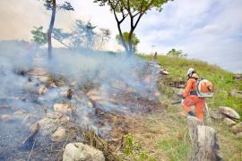 Flagrante de incêndio florestal em Érico Cardoso intensifica operação Blitz Verde na Chapada Diamantina