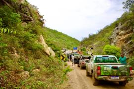 Flagrante de incêndio florestal em Érico Cardoso intensifica operação Blitz Verde na Chapada Diamantina