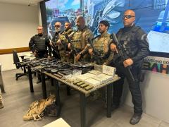Forças da segurança da Bahia estabelecem novo recorde de apreensões de fuzis