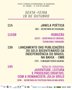 Rodas de conversas e ações do Oxe, me respeite marcam participação da SPM na Flica 2024