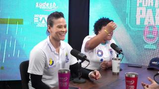 Sudesbcast #30 -Calistenia, com a vice-presidente da Federação Baiana de Calistenia, Aline Sena e Luan Coelho, atleta da modalidade