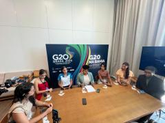 Estudantes de agências da SEC fazem entrevista exclusiva com ministra da Cultura