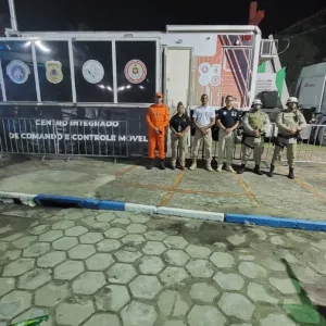 Centro Integrado Móvel da SSP chega até o Extremo Sul e inicia monitoramento do Cabrália Folia 2025