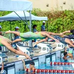Piscina Olímpica da Bahia sediou primeiras competições estaduais de natação em 2025, neste sábado (22)