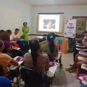 Elas à Frente do Esporte inicia atividades com entrega de material e Copa de Futebol Feminino na Bacia do Jacuípe - Foto: Jucélia Silva- Ascom/SPM