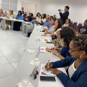 Ações de proteção e cuidado com as mulheres no Carnaval são discutidas em encontro na Casa da Mulher Brasileira - Foto: Adriana Ituassu/SPM