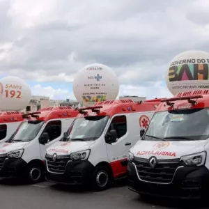 Bahia recebe mais 80 ambulâncias do Samu para cobertura em 73 cidades