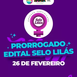 Prorrogadas inscrições para Edital Selo Lilás - Ilustração: Ascom/SPM