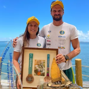 Juliana Duque e Rafael Martins estão na Espanha para iniciar o circuito olímpico rumo a 2028