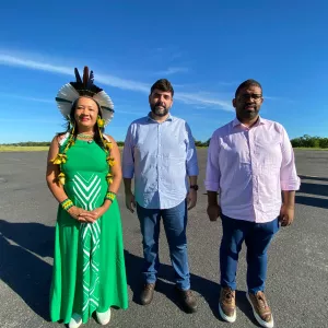 Secretários de Estado desembarcam no extremo sul para participarem de reunião com indígenas