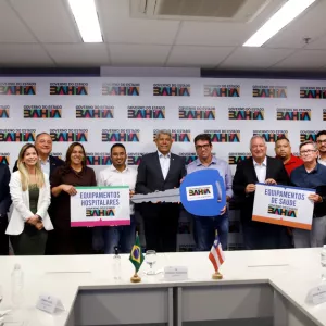 Audiência com o prefeito de Gongogi. 