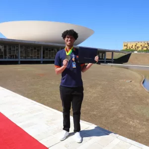 Estudante João Pedro Ferreira Santos